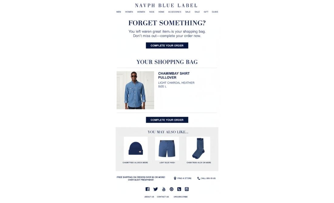 Design Cross-Selling Email template