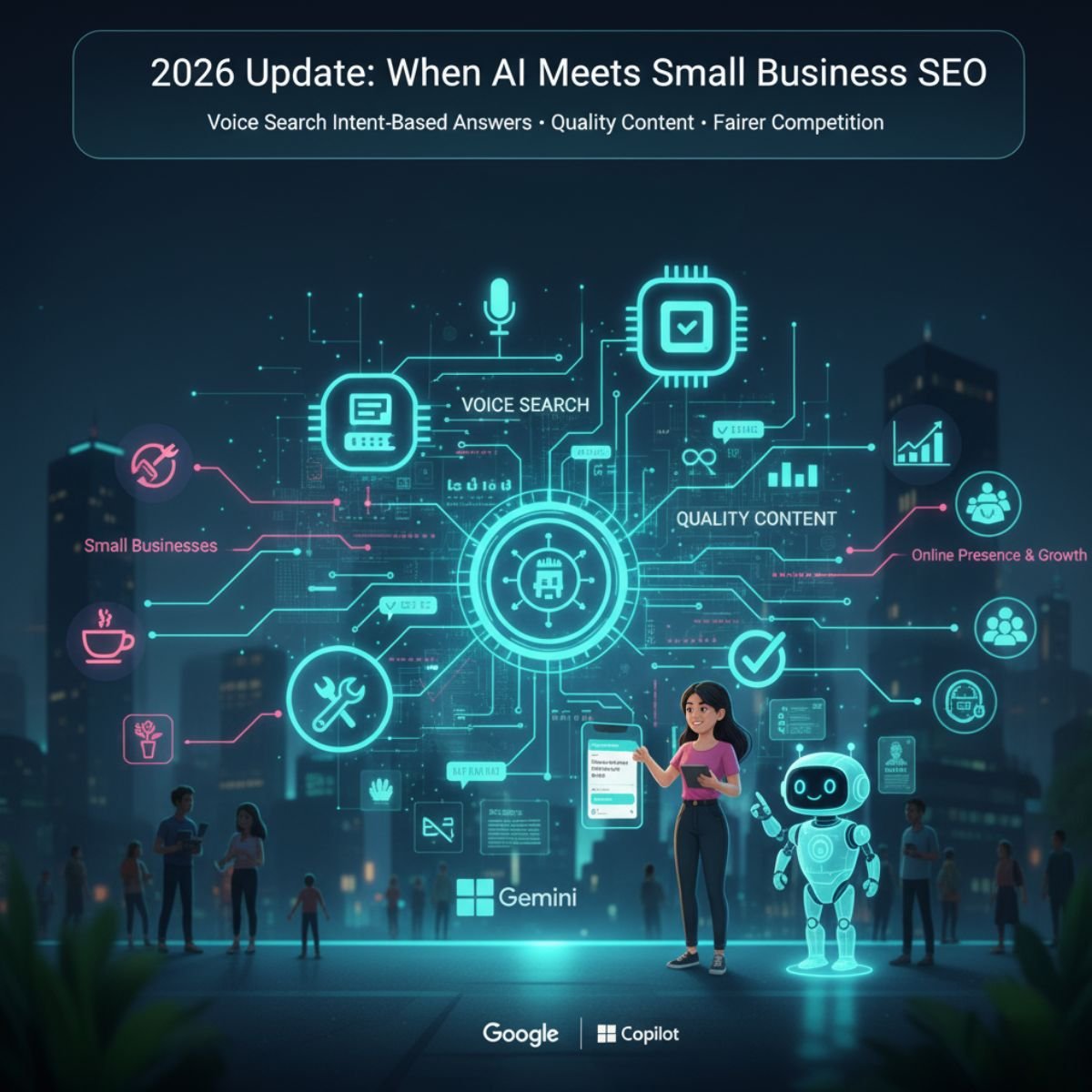 When AI Meets Small Business SEO