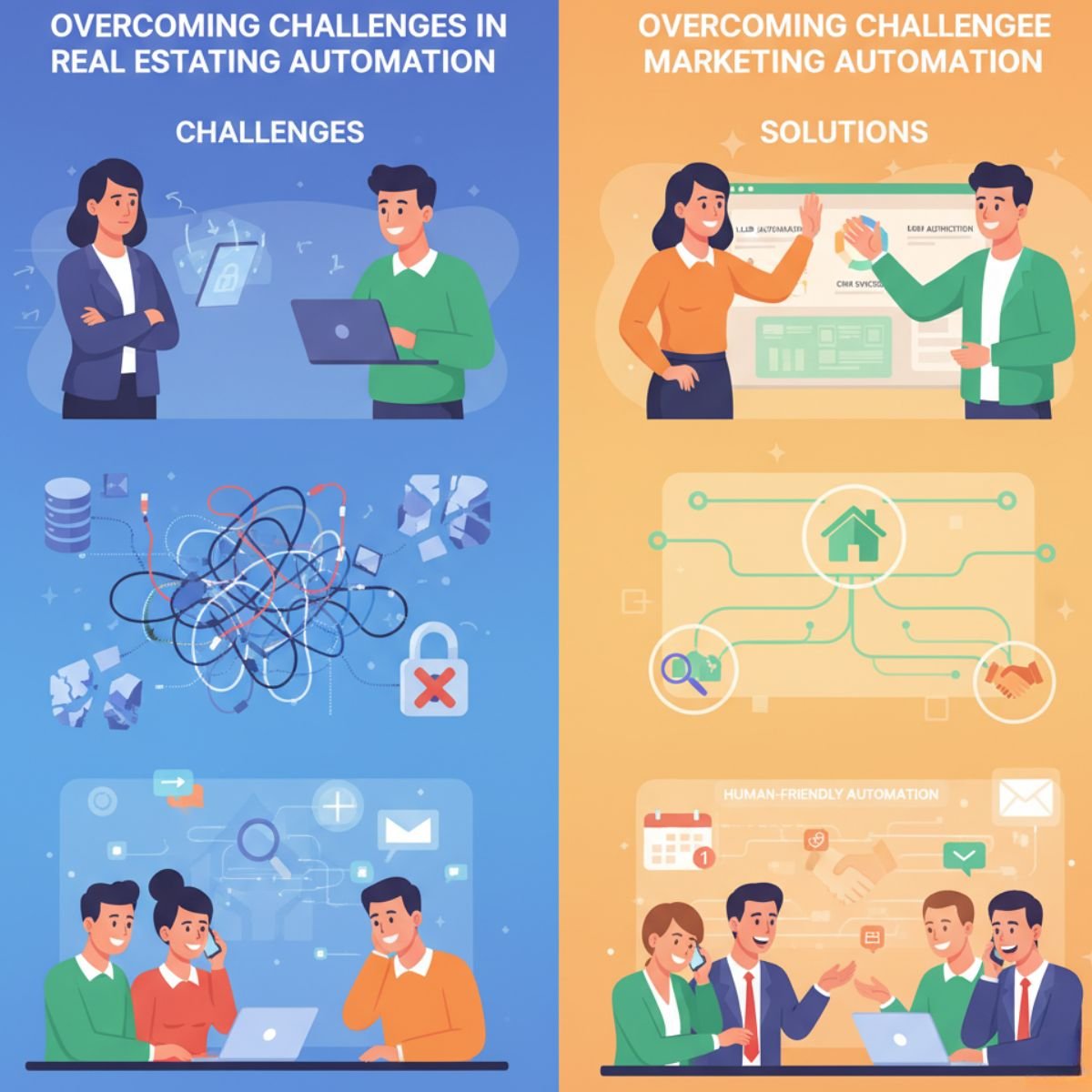 Overcoming Challenges in Real Estate Marketing Automation