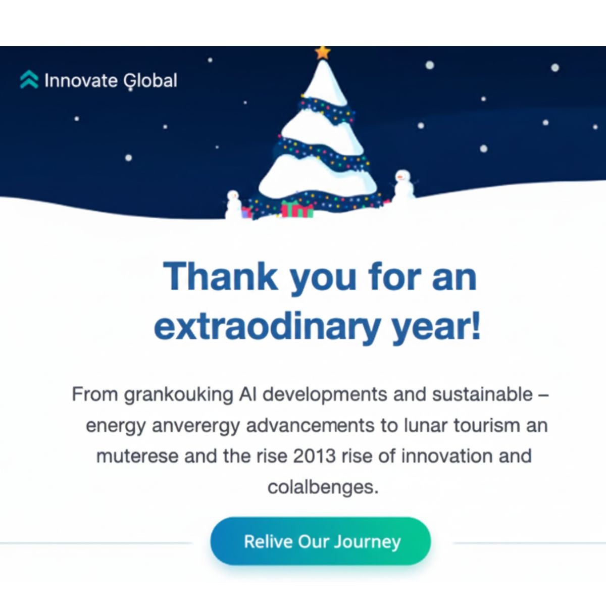 Appreciation & Connection Email (End of Year)