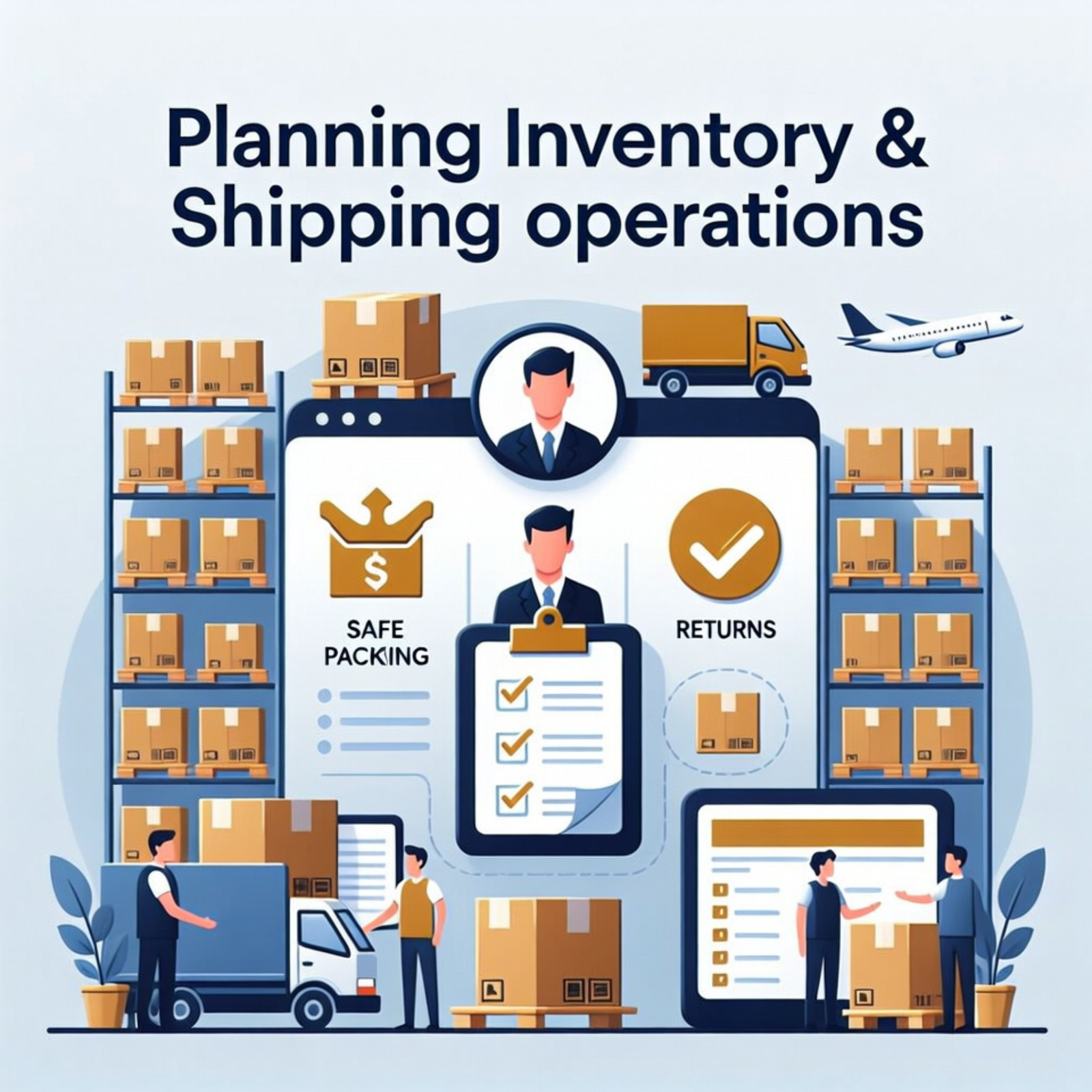 Plan Inventory and shipping.