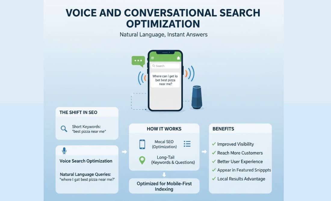 Voice and Conversational Search Optimization