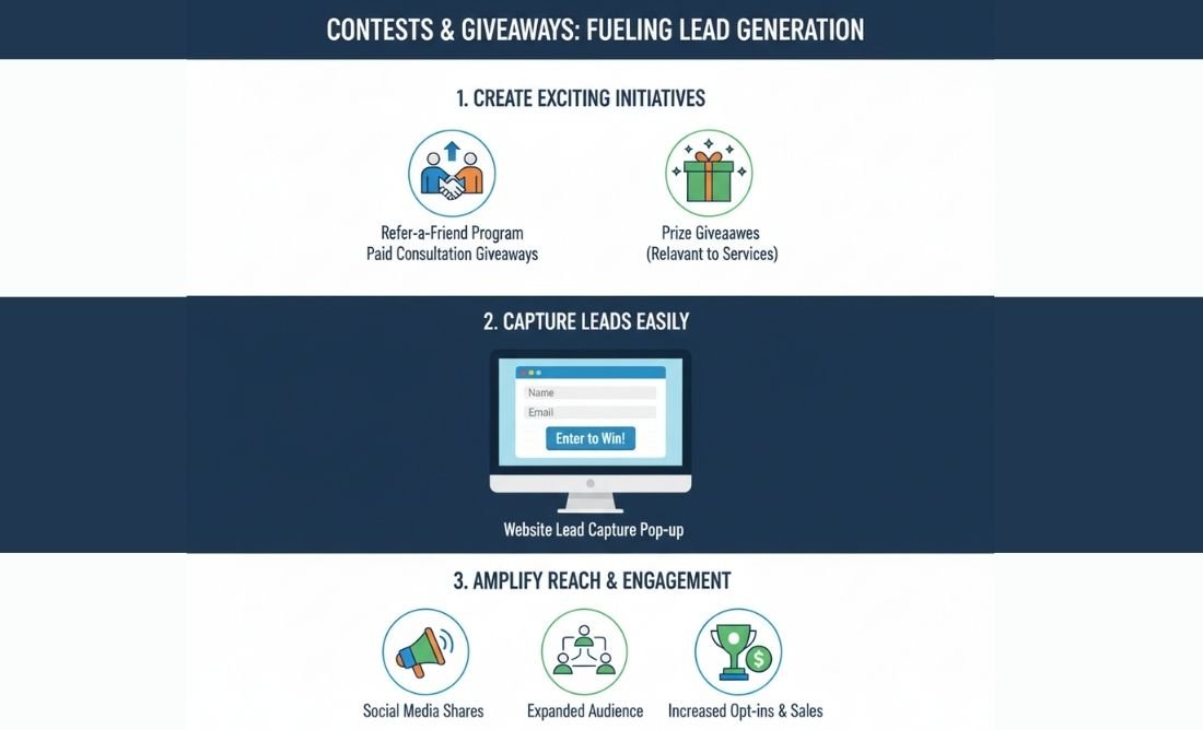 Contests, giveaways, and sponsorship programs