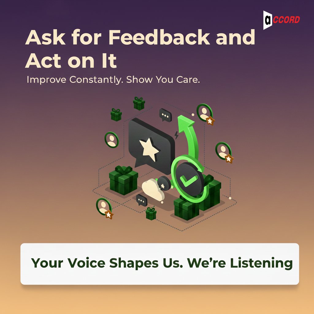  Ask for Feedback and Act on It