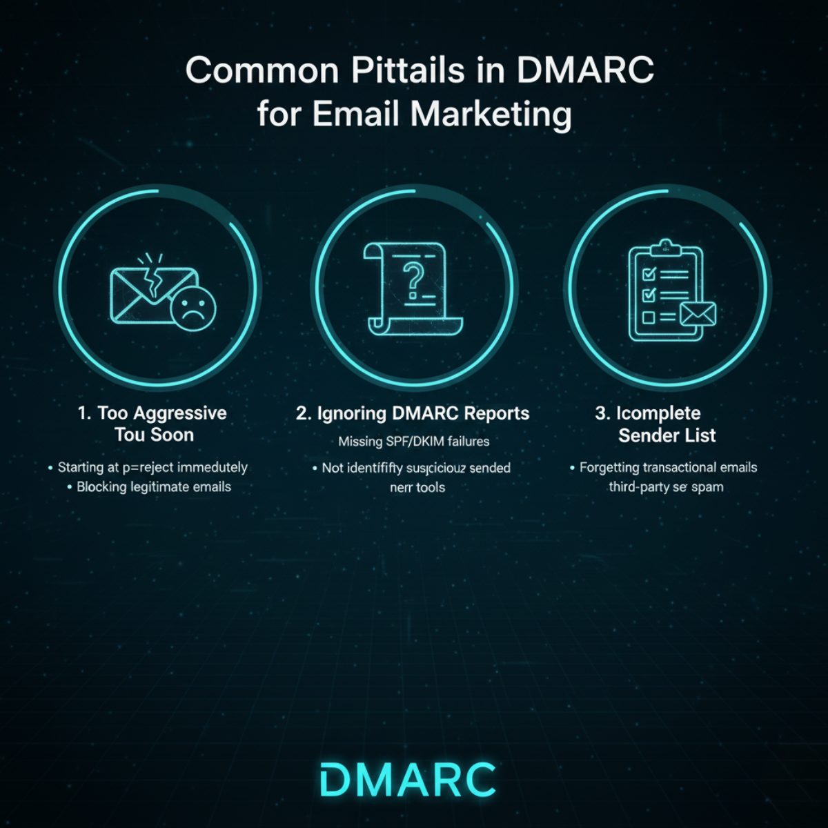 Common Pitfalls in DMARC for Email Marketing