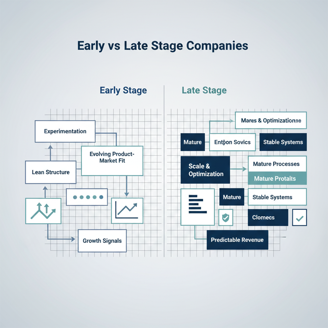 Early vs Late Stage Companies