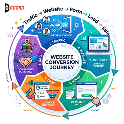Conversion Funnel Diagram