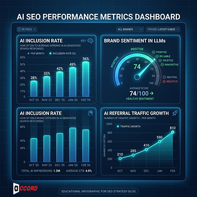 2026 AI SEO KPI Infographic