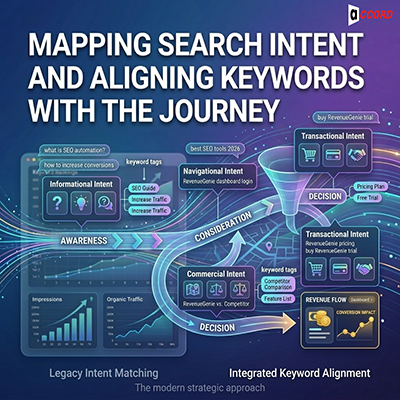 Mapping search intent and aligning keywords with the journey