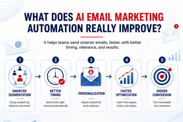 What does AI email marketing automation really improve
