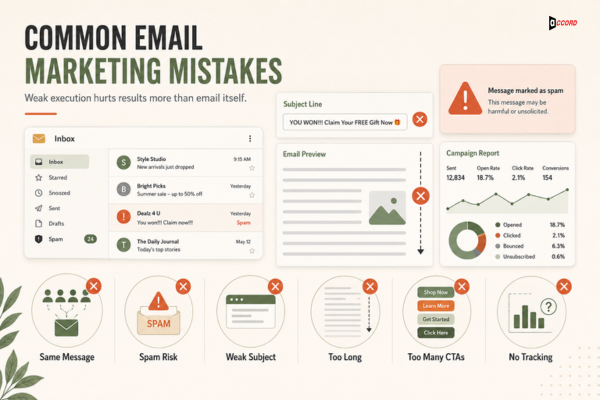 Common Mistakes Businesses Make with Email Marketing